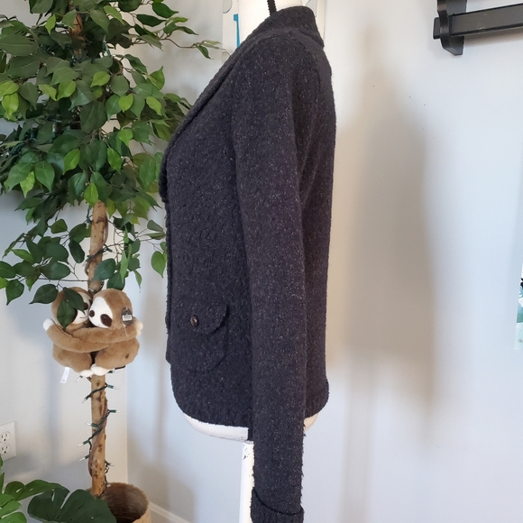 DRESSBARN Mohair Wool Blend Librarian Normcore Cardigan S - Picture 2 of 11